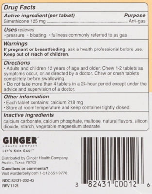 Wonderbelly Gas Bloat Relief Mango - 42 CT - Image 5