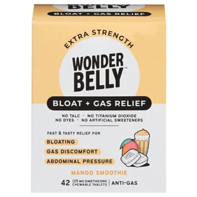 Wonderbelly Gas Bloat Relief Mango - 42 CT - Image 2