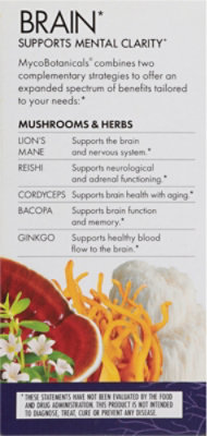 Host Defense Mushrooms Mycobotanicals Brain Supplements - 60 CT - Image 4