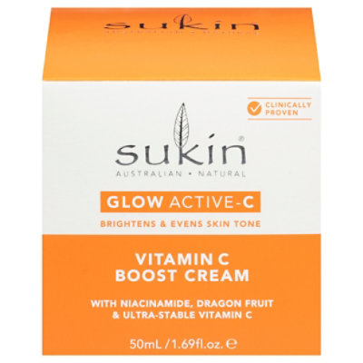 Sukin Cream Glow Boost Active C - 1.69 FZ - Image 2