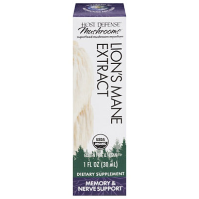 Host Defense Mushrooms Lions Mane Extract - 1 FZ - Image 2