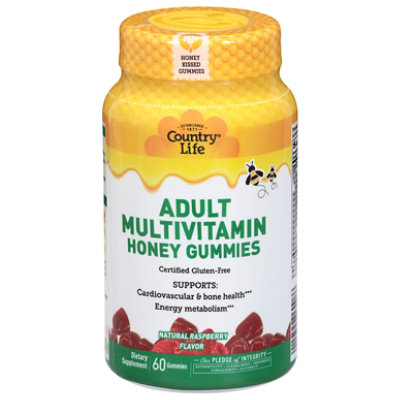Country Life Adult Multi Honey Gummy - 60 CT - Image 2