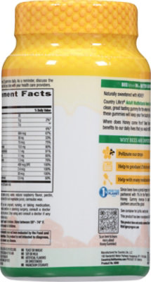 Country Life Adult Multi Honey Gummy - 60 CT - Image 4