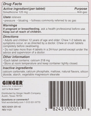 Wonderbelly Gas Bloat Relief Strawberry - 42 CT - Image 5