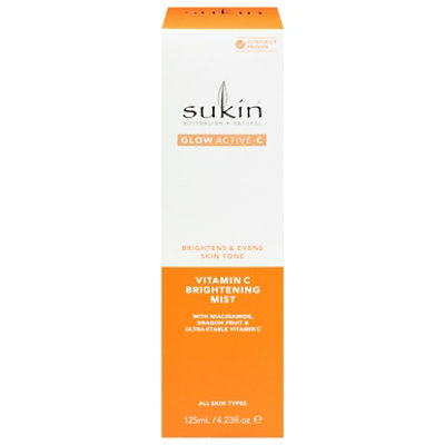 Sukin Mist Glow Active Vitamin C Brightening Mist - 4.23 FZ - Image 2
