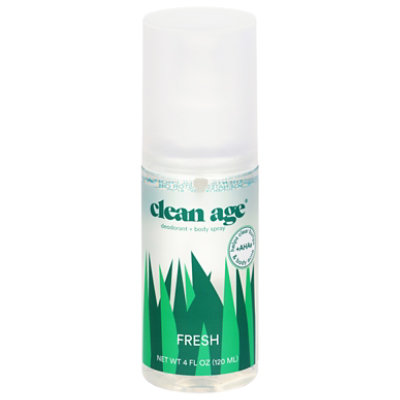 Clean Age Deodorant Spray Fresh - 4 FZ - Image 2