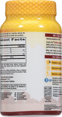 Country Life Gummy Honey Tart Cherry - 60 CT - Image 4