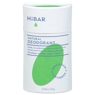 Hibar Deodorant Fresh Rain Cucumber - 2.25 OZ - Image 2