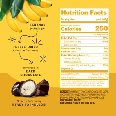 Tru Fru Indulge On The Go Banana Gg Hd Drk Chocolate - 1.7 OZ - Image 4