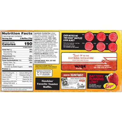 Kellogg's Limited Edition Strawberry Eggo Waffles - 10 Count - Image 7