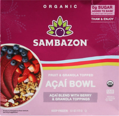 Sambazon Acai Bowl Berry Granola - 6.1 OZ - Image 5