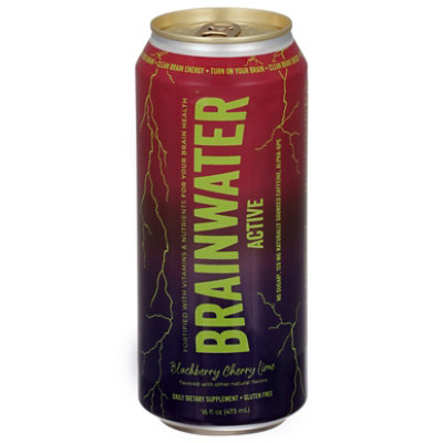 Brainwater Active Blackberry Cherry Ready To Drink - 16 FZ - Image 2