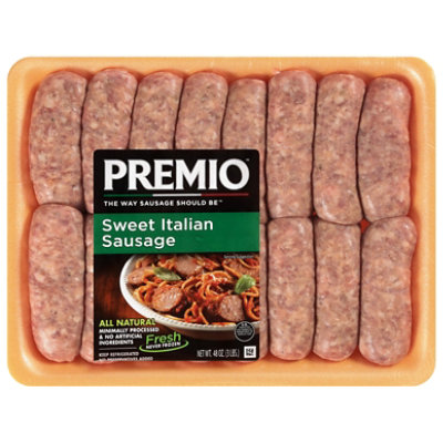 Premio Sweet Italian Sausage 48oz - 48 OZ - Image 1