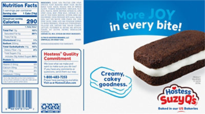 Hostess Suzy Qs Chocolate Cake 5 Count - 13 OZ - Image 5
