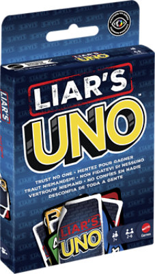 UNO Liars Card Game - Each - Image 1