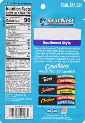 Starkist Chicken Creations Southwest Style Pouch - 2.6 OZ - Image 5