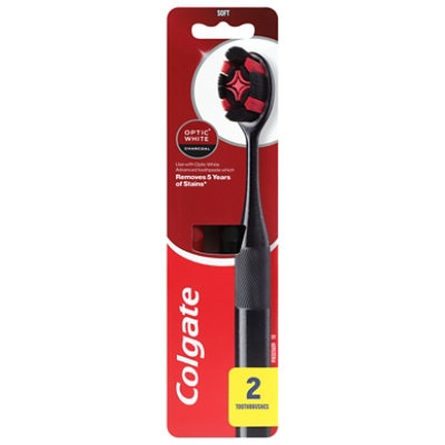 Colgate Optic Wh Charcoal Mtb 2 Pack - 2 CT - Image 2
