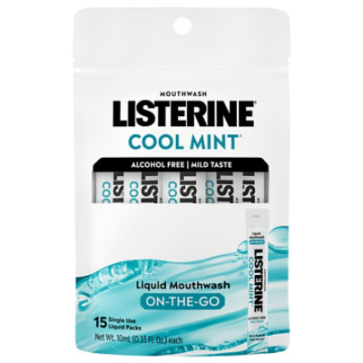 Listerine On The Go Cool Mint Zero 15ct - 15 CT - Image 2