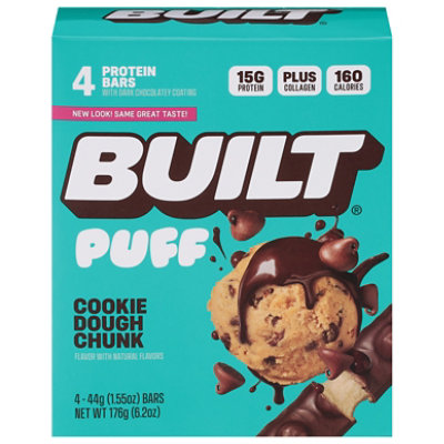 Built Puff Protein Bar Ckie Dough Chunk - 4 CT - Image 3