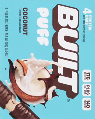 Built Puff Protein Bar Coconut - 4 CT - Image 6