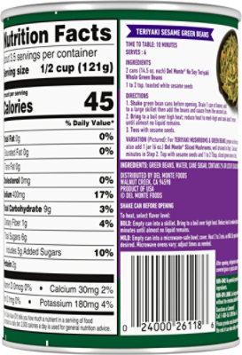 Dm No Soy Teriyaki Whl Green Bns In Cans - 14.5 OZ - Image 5