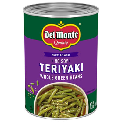 Dm No Soy Teriyaki Whl Green Bns In Cans - 14.5 OZ - Image 1