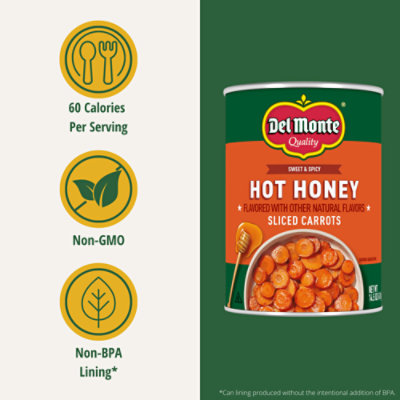 Del Monte Hot Honey Flavored Sliced Carrots - 14.5 Oz - Image 3
