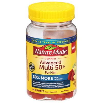Nature Made Advanced Multivitamin Gummies 50 For Him - 111 CT - Image 1