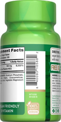 Nt Vit B-1 100mg 100 Tablets - 100 CT - Image 4