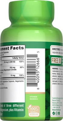 Nt Triple Magnesium D3 & Zinc 60ct Capsules - 60 CT - Image 4