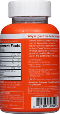Qunol Gummies Turmeric 60ct - 60 CT - Image 5