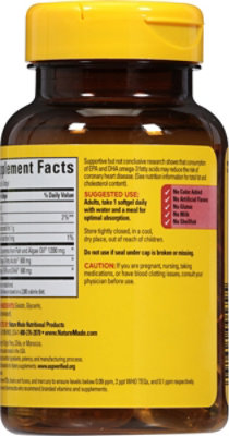 Nature Made Fish & Algae Oil Softgels 1200mg - 60 CT - Image 4