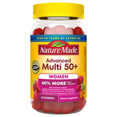 Nature Made Advanced Multivitamin Gummies 50 Plus For Her - 84 CT - Image 4