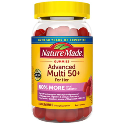 Nature Made Advanced Multivitamin Gummies 50 Plus For Her - 84 CT - Image 1