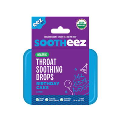 Organic Throat Soothing Drops Birthday Cake 14ct - 14 CT - Image 2