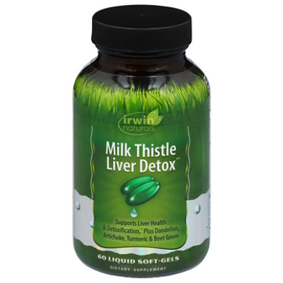 Irwin Naturals Milk Thistle Liver Detox - 60 CT - Image 2