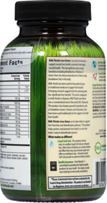 Irwin Naturals Milk Thistle Liver Detox - 60 CT - Image 4
