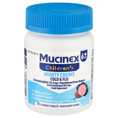 Mucinex Children's Mucus Congestion Cough & Fever Daytime - 16 Count - Image 1
