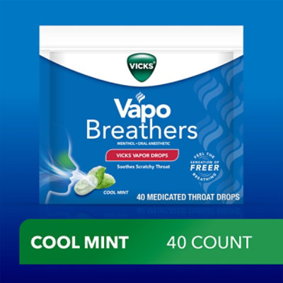 Vicks Sore Throat Medicated Confectionary Cough Wintergreen - 40 CT - Image 6