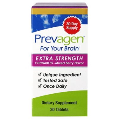 Prevagen Extra Strength For Your Brain Chewable Tablet Mixed Berry - 30 CT - Image 2