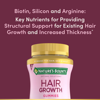 Nature's Bounty Hair Growth 60ct Gmy - 60 CT - Image 3