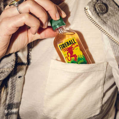 Fireball Blazin Apple Cinnamon Whisky 50ml 66 Proof - 50 ML - Image 3
