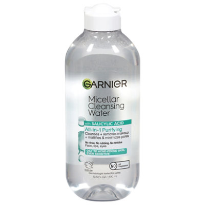 Garnier Micellar Water Salicylic Acid 400ml - 13.5 FZ - Image 1