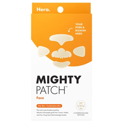 Hero Mighty Patch Face 5ct - 5 CT - Image 1