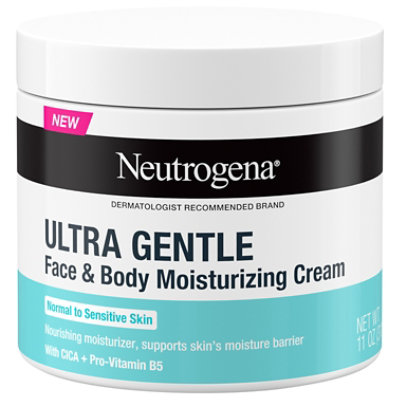 Neutrogena Ultra Gentle Face & Body Daily Moisturizing Cream, 11 Oz - 11 OZ - Image 1