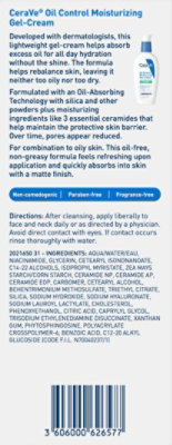 Cerave Oil Control Moisturizing Gel-cream, 3oz - 3 FZ - Image 5