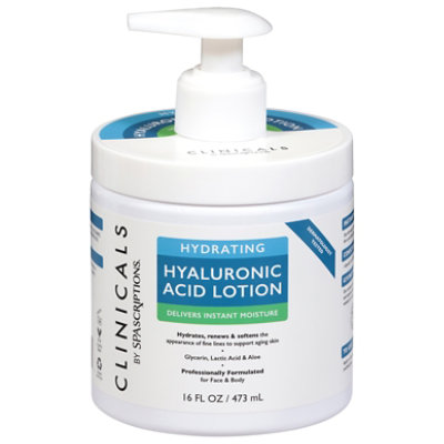 Spascriptions Clinicals Hydrating Hyaluronic Acid Lotion - 16 FZ - Image 1