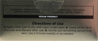 Vitamasques Dark Circle & De Puff Hydrogel Eye Pads Jar - EA - Image 4