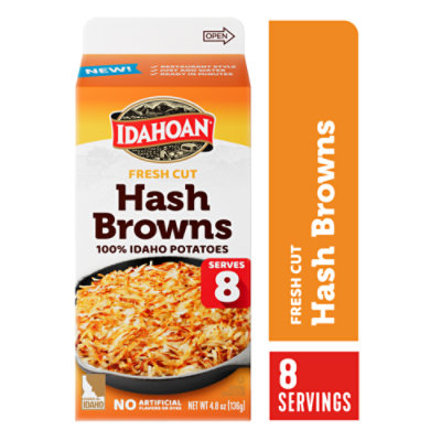 Idahoan Fresh Cut Hash Browns 4.8oz Carton - 4.8 OZ - Image 1