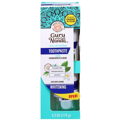 Gurunanda Post Oil Pulling Toothpaste 4.2oz - 4.2 OZ - Image 2
